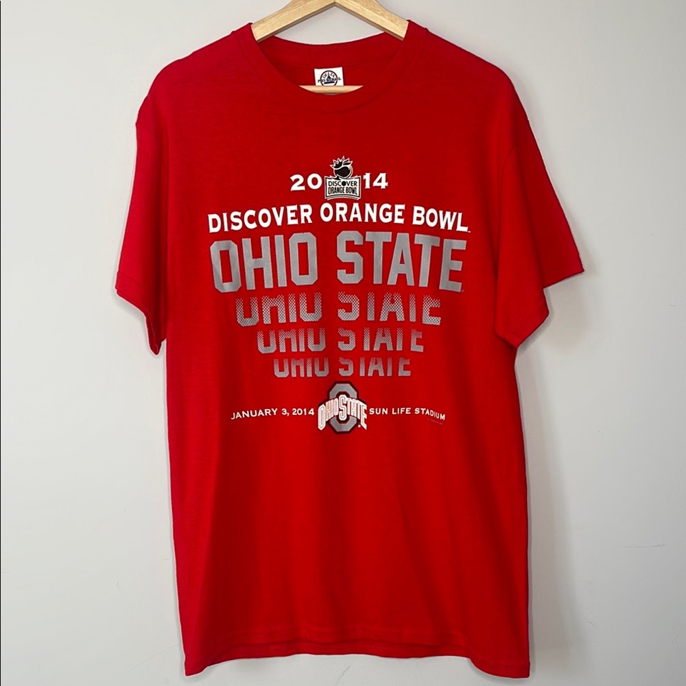 Ohio State‎ Buckeyes 2014 Discover Orange Bowl Short Sleeve Tee (Medium) NWT